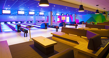 Sfeerbeeld van het bowlingcentrum van Fletcher Wellness-Hotel Sittard